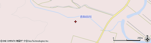 青森県むつ市大畑町（喜和田川平）周辺の地図