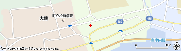 函館大谷短期大学　附属松前幼稚園周辺の地図