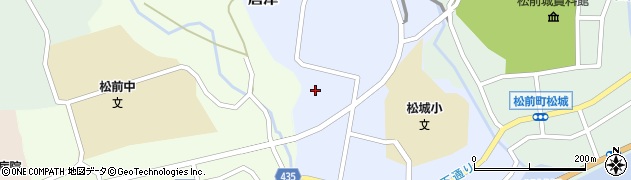 北海道松前郡松前町唐津251周辺の地図