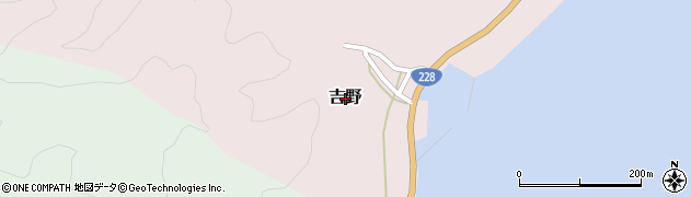 北海道福島町（松前郡）吉野周辺の地図