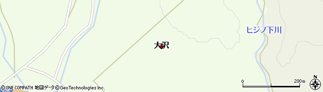 北海道松前町（松前郡）大沢周辺の地図