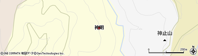 北海道松前町（松前郡）神明周辺の地図