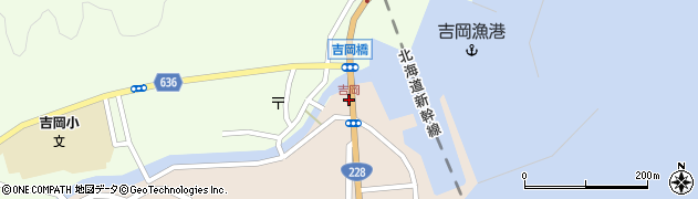 吉岡周辺の地図