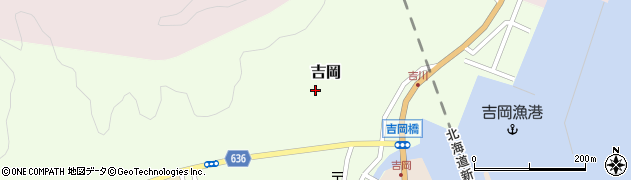 北海道松前郡福島町吉岡周辺の地図