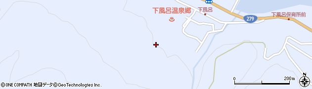 青森県風間浦村（下北郡）下風呂（家ノ上）周辺の地図