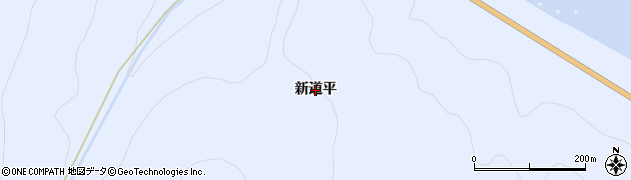青森県風間浦村（下北郡）下風呂（新道平）周辺の地図