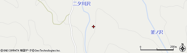 二タ川沢周辺の地図