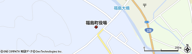 福島町役場　町民課周辺の地図