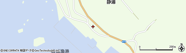 北海道松前郡松前町静浦110周辺の地図