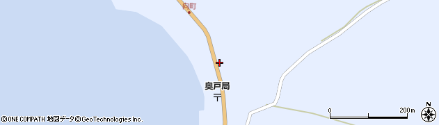 大間町　奥戸ゆうゆう館周辺の地図
