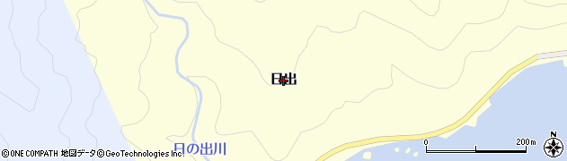 北海道福島町（松前郡）日出周辺の地図
