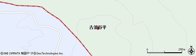 青森県下北郡風間浦村蛇浦古釜谷平周辺の地図
