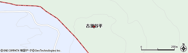 青森県風間浦村（下北郡）蛇浦（古釜谷平）周辺の地図