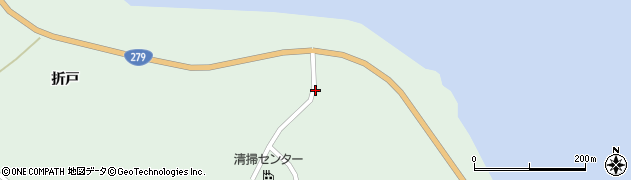 青森県風間浦村（下北郡）蛇浦（石積）周辺の地図