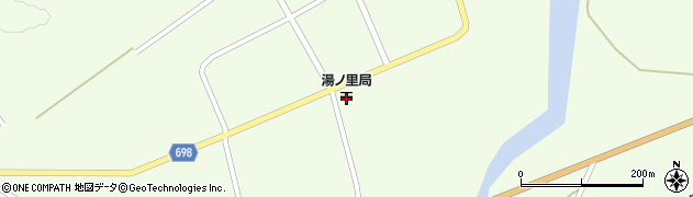 湯ノ里郵便局 ＡＴＭ周辺の地図