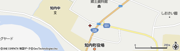渡島西部広域事務組合知内消防署周辺の地図