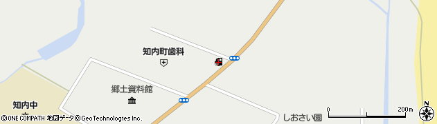 ホクレン知内セルフＳＳ周辺の地図