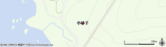 北海道檜山郡上ノ国町小砂子周辺の地図