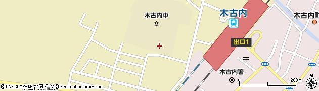 木古内町立木古内中学校周辺の地図