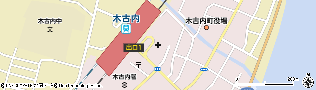 タイムズカー木古内駅前店周辺の地図