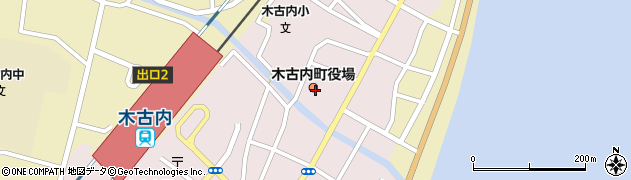 北海道木古内町（上磯郡）周辺の地図