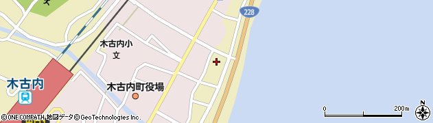 北海道上磯郡木古内町前浜107周辺の地図