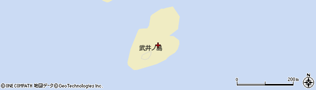 武井ノ島周辺の地図