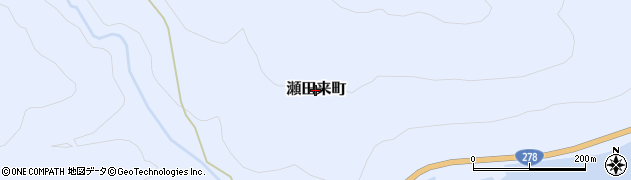 北海道函館市瀬田来町周辺の地図