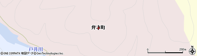北海道函館市弁才町周辺の地図