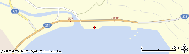 北海道函館市原木町184周辺の地図