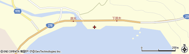 北海道函館市原木町186周辺の地図