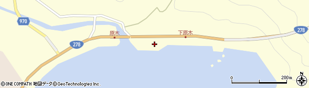 北海道函館市原木町188周辺の地図