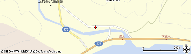 北海道函館市原木町97周辺の地図