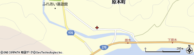 北海道函館市原木町165周辺の地図