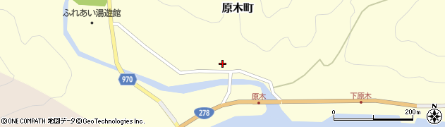 北海道函館市原木町166周辺の地図