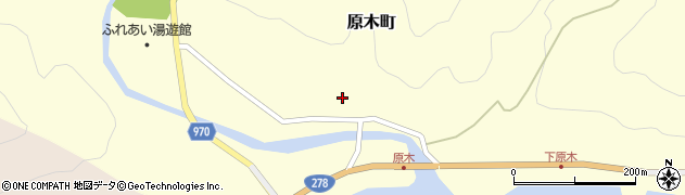 北海道函館市原木町157周辺の地図