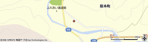 北海道函館市原木町104周辺の地図
