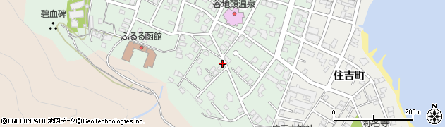 北海道函館市谷地頭町周辺の地図