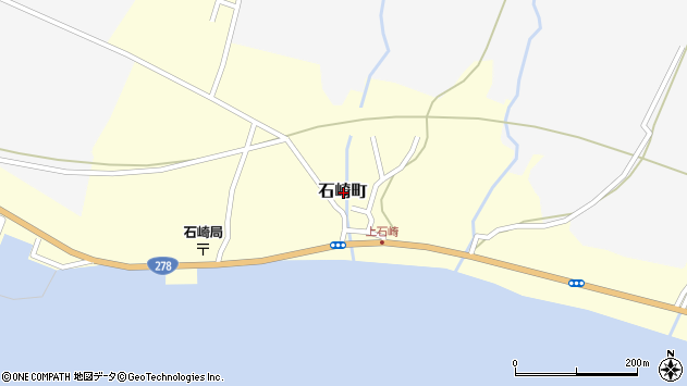 〒041-0261 北海道函館市石崎町の地図