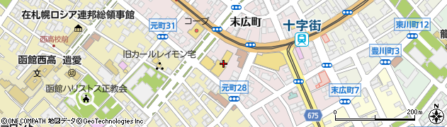北海道函館市末広町4周辺の地図