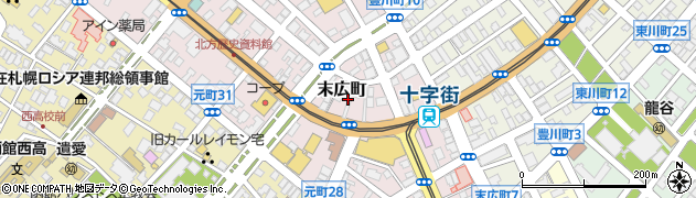 北海道函館市末広町10周辺の地図