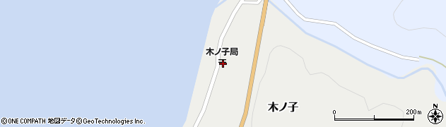 木ノ子郵便局 ＡＴＭ周辺の地図
