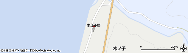 北海道檜山郡上ノ国町木ノ子47周辺の地図
