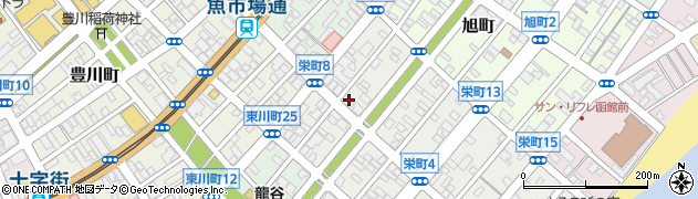 南北海道ヤクルト販売株式会社　栄センター周辺の地図