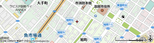 函館根津製餡株式会社周辺の地図