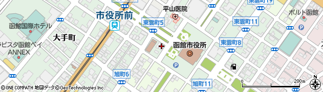 西松建設株式会社　函館営業所周辺の地図