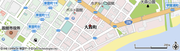渡島建設協会周辺の地図