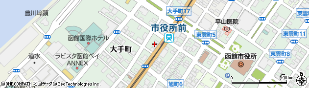 富国生命保険相互会社　函館支社函館大手町営業所周辺の地図