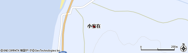 北海道上ノ国町（檜山郡）小安在周辺の地図