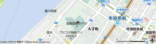 函館国際ホテル周辺の地図